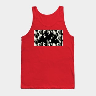 Asheville NC logo, zebra Tank Top